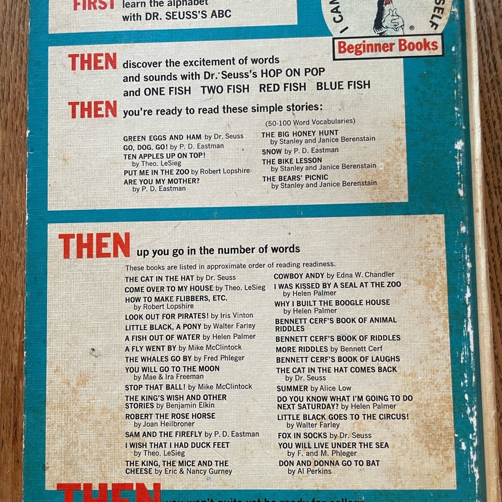 1964 THE CAT IN THE HAT BEGINNER DICTIONARY BOOK - Picture 3 of 10